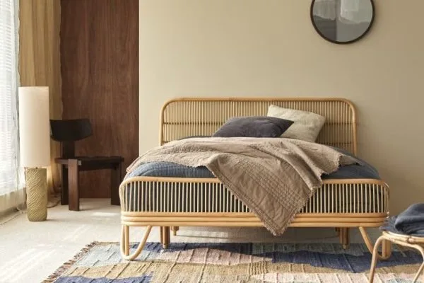 Cama Simone en ratán 160 cm
